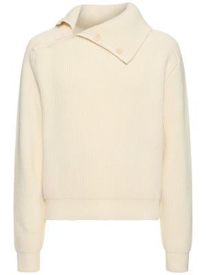 Suéter de lana Jacquemus blanco