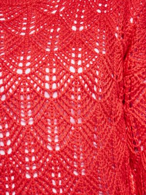 Megztinis Swirly raudona