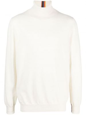Кашмирен пуловер Paul Smith бяло