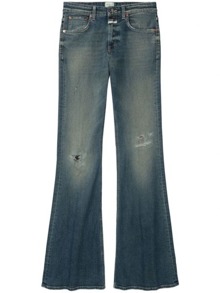 Relaxed fit flared jeans Closed blå