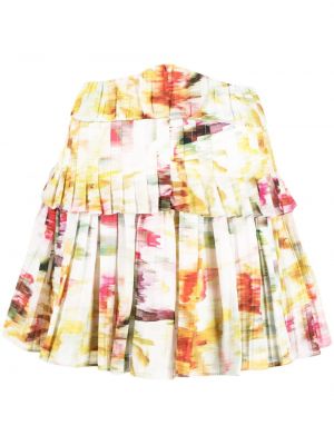 Plisované sukně s potiskem s abstraktním vzorem Acler