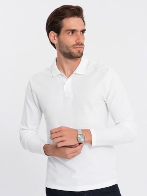 Polo marškinėliai Ombre balta
