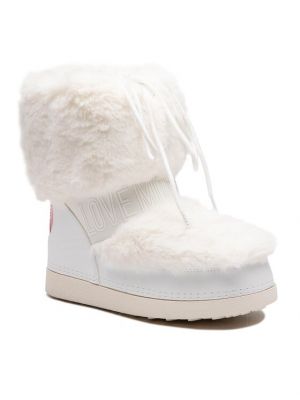 Čizme za snijeg Love Moschino bijela