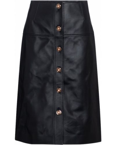 Kožená sukňa Gabriela Hearst čierna