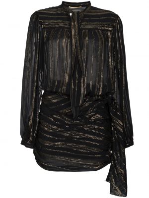 Silke bue dress Saint Laurent svart