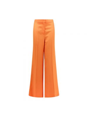 Spodnie z wiskozy Stella Mccartney pomarańczowe
