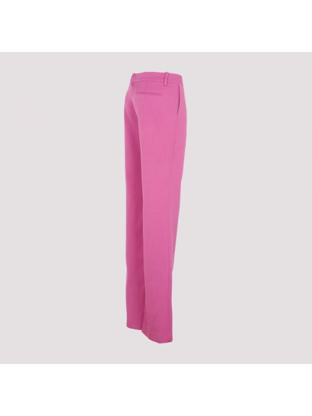 Pantalones de cintura alta Magda Butrym violeta