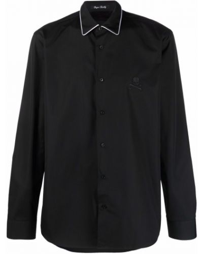 Pérová košeľa Philipp Plein čierna