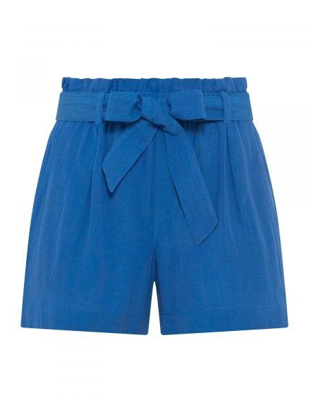 Plisované nohavice Lascana modrá