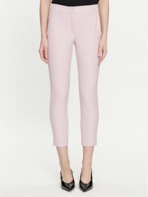 Pantaloni chino slim fit Marella roz