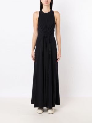 Sukienka długa bawełniana Osklen czarna