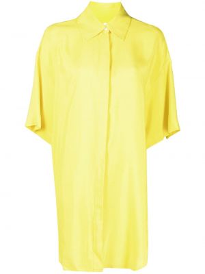 Camicia con bottoni di piuma Rosie Assoulin giallo