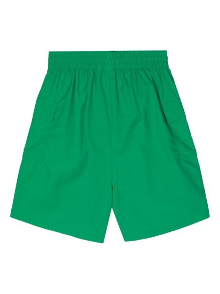 Triibuline lühikesed cargo püksid Adidas roheline