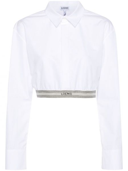 Camicia di cotone Loewe bianco