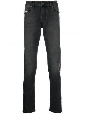 Smal skinny fit-jeans Diesel grå