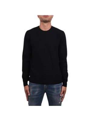 Dzianinowy sweter z okrągłym dekoltem Peuterey czarny