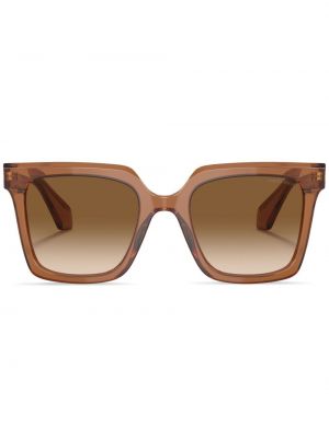 Sluneční brýle s přechodem barev Giorgio Armani hnědé