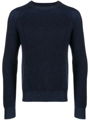 Кашмирен пуловер Moorer синьо