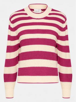 Pletený svetr Cream růžový
