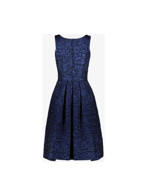 Vestido midi de tejido jacquard Comme Des Garçons azul