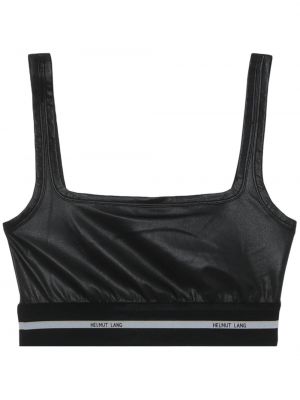 Top a righe Helmut Lang nero