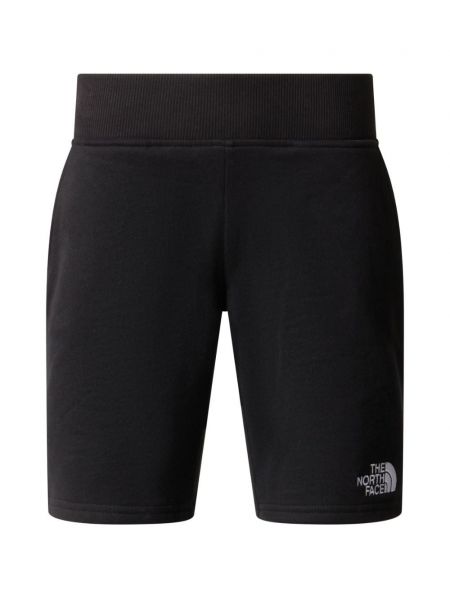 Printti puuvilla shortsit tytöille The North Face Kids musta