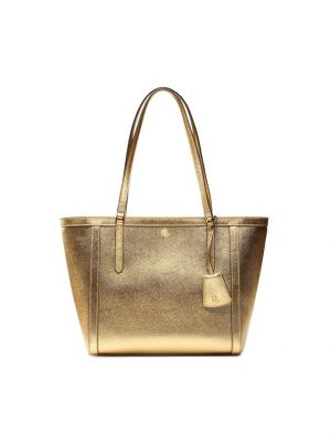 Τσάντα shopper Lauren Ralph Lauren χρυσό