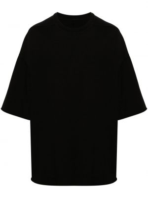Bombažna majica Rick Owens Drkshdw črna