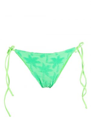 Bikini cu șireturi din dantelă Mc2 Saint Barth verde