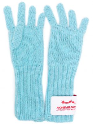 Плетени ръкавици Charles Jeffrey Loverboy синьо