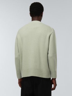 Jersey de cachemir de tela jersey con estampado de cachemira Lanvin verde