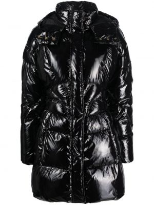Kabát s kapucňou Pinko čierna