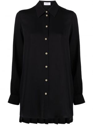 Svilena srajca Ferragamo črna