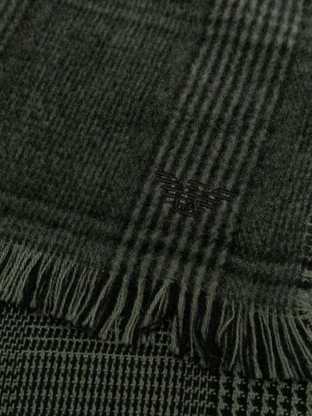 Echarpe en laine Emporio Armani vert