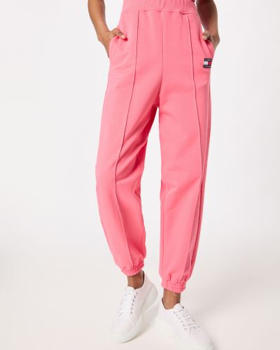 Αθλητικό παντελόνι Tommy Jeans ροζ