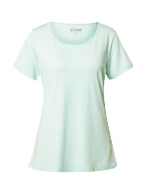 Jednofarebné priliehavé tričko z polyesteru Killtec - modrá
