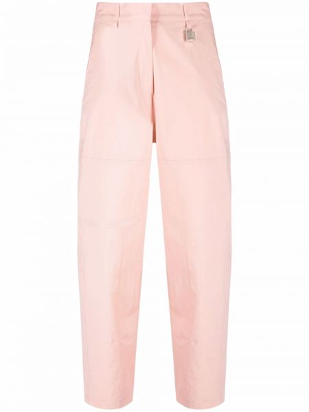 Pantalones de cintura alta Pinko rosa