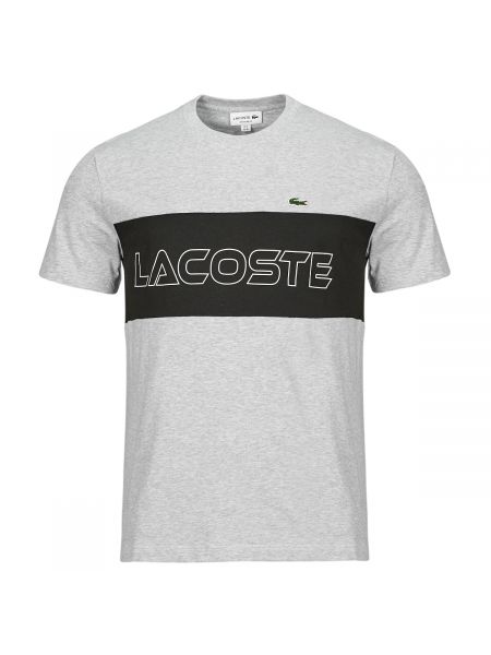 Tričko Lacoste sivá