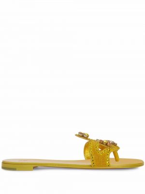 Sandale ohne absatz Giuseppe Zanotti gelb