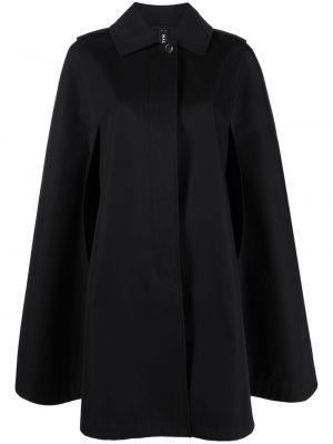 Kabát na gombíky Mackintosh čierna