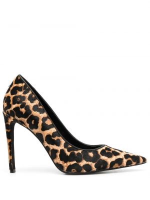 Leopard trykt pumps Dkny brun