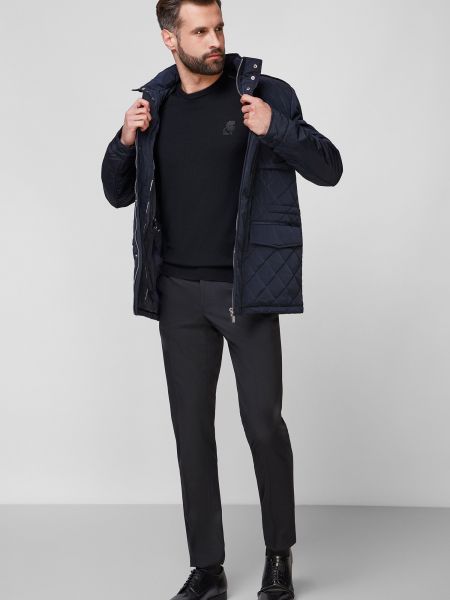 Черный шерстяной пуловер Karl Lagerfeld