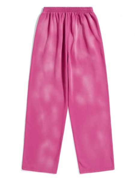 Flisiniai sportinės kelnes Balenciaga rožinė