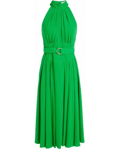 Zelené šaty ke kolenům Diane Von Furstenberg