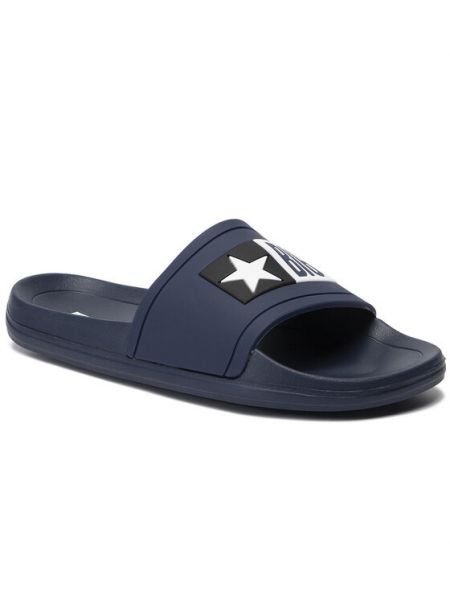 Ciabatte con motivo a stelle Big Star Shoes blu