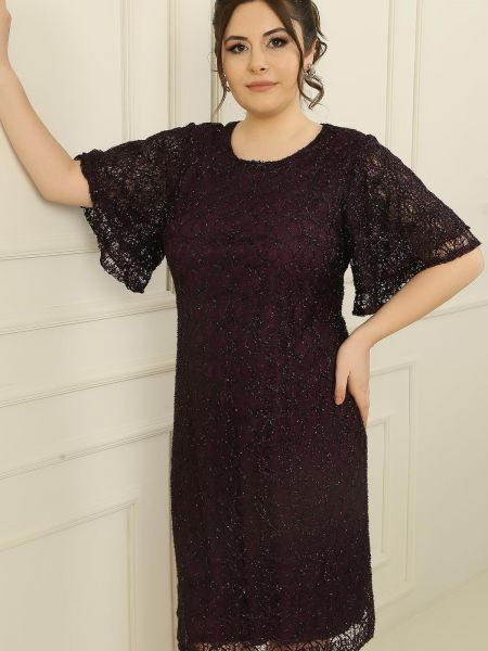 Sukienka mini koronkowa By Saygı