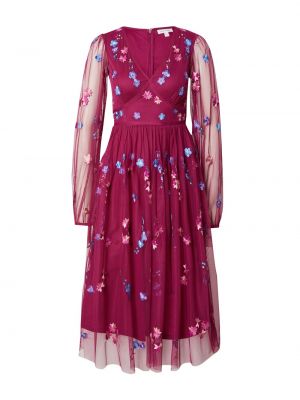 Вечернее платье с рюшами Frock And Frill фиолетовое