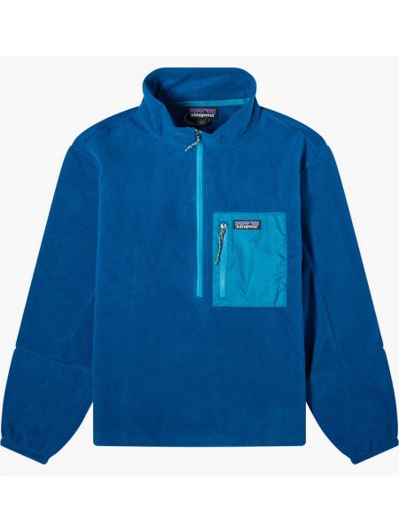 Пуловер на молнии Patagonia синий