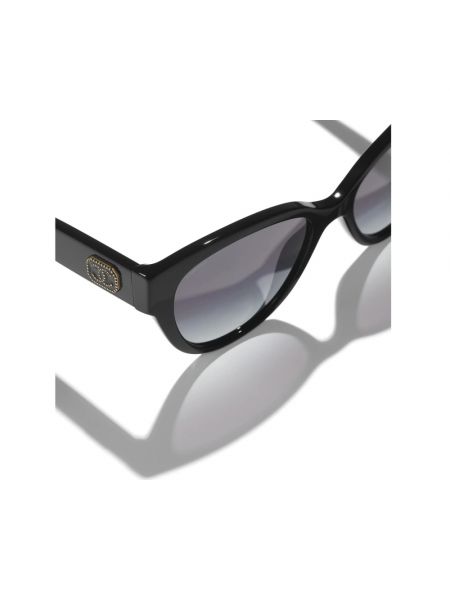 Gafas de sol con efecto degradado de cristal Chanel negro