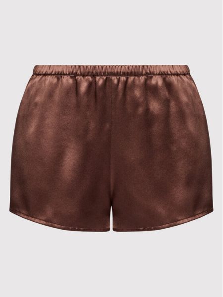 Szorty piżamowe N020290 Brązowy Regular Fit La Perla